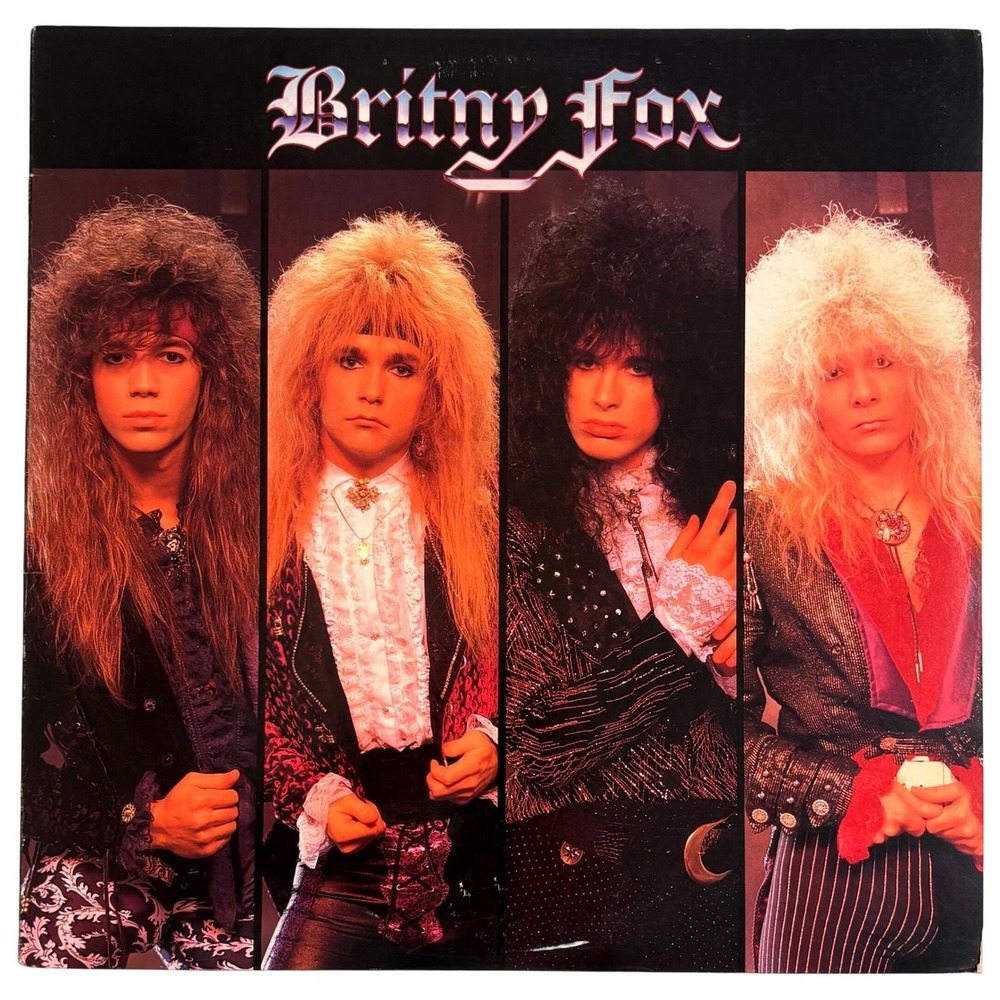 Britny Fox Self-Titled Vinyl LP 1988 Columbia C 44140 Girlschool Hair Metal